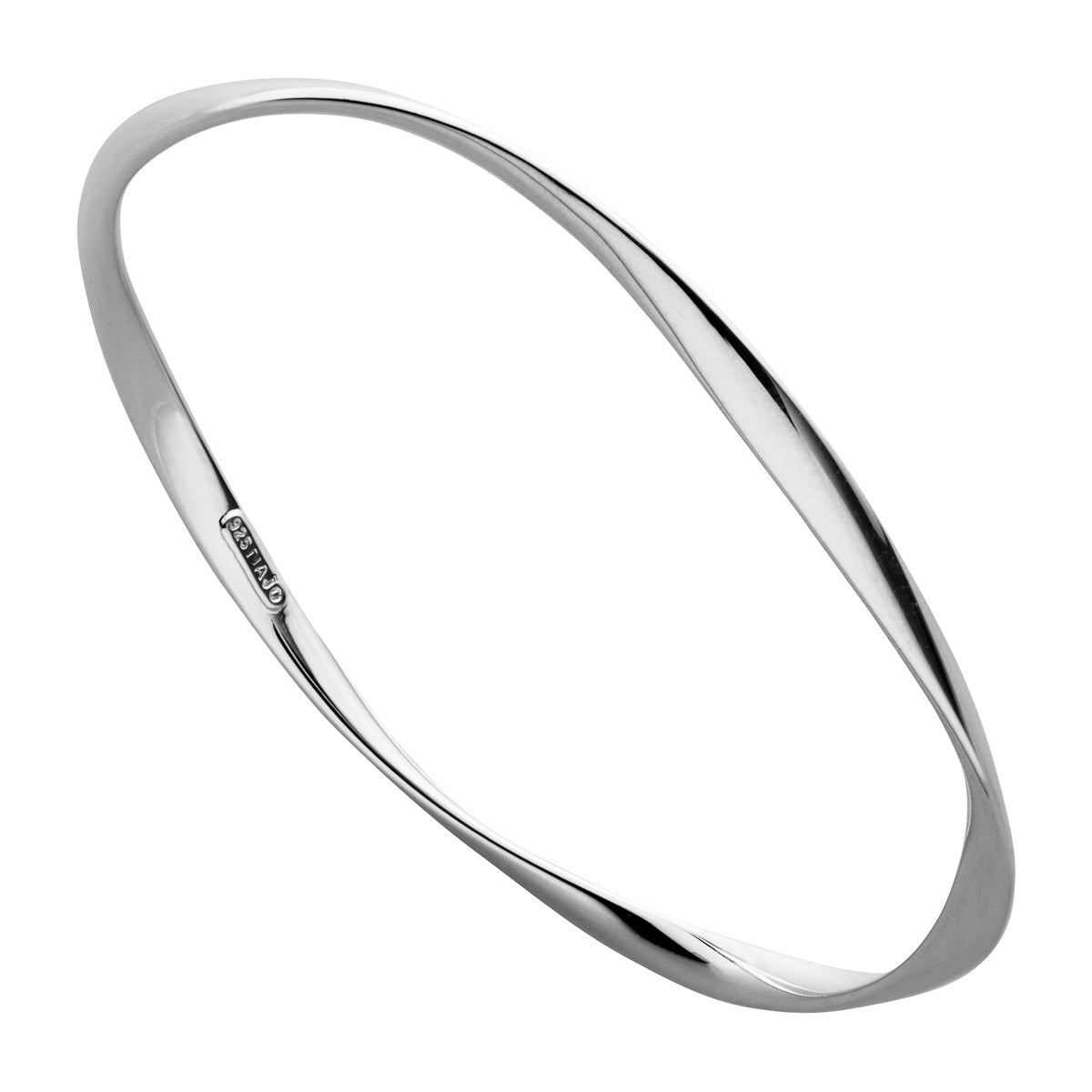 Silver Garden of Eden Bangle (65mm)