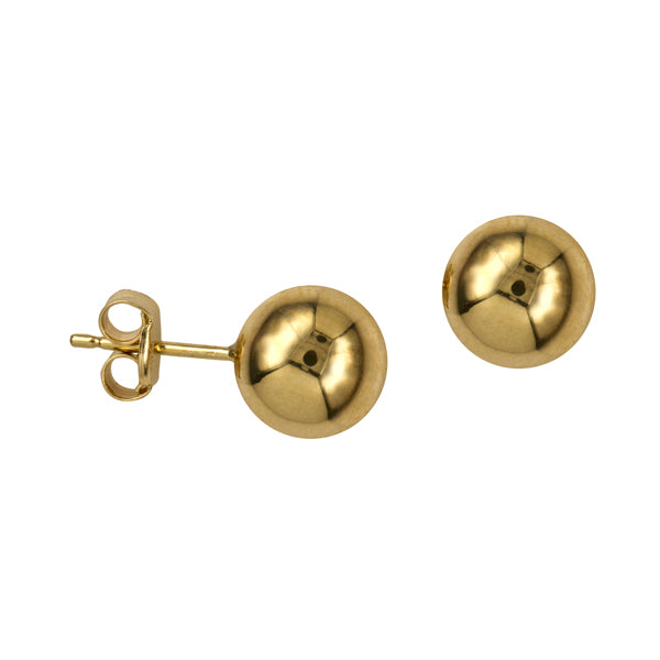 Sterling Silver 8mm Ball Studs